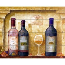 Wine Art Mural Ceramic Backsplash Bath Decor Tile #422   230485532108